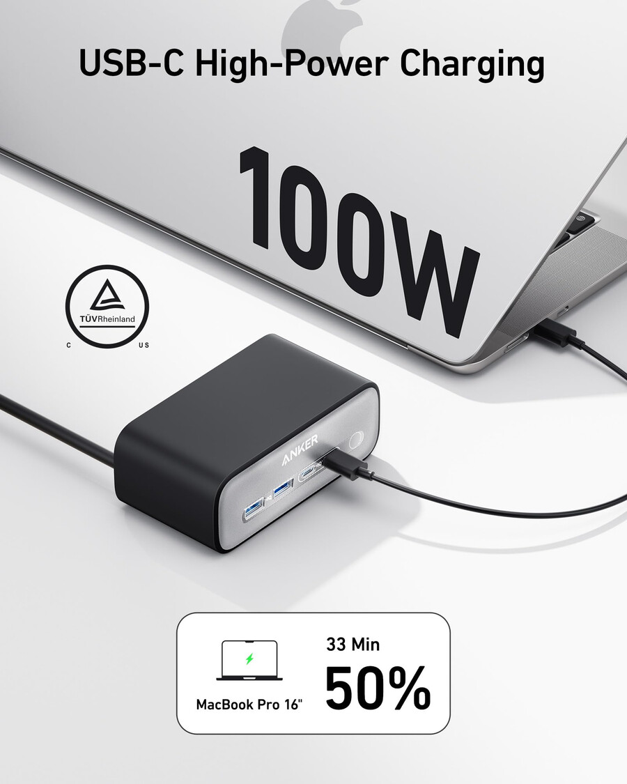 anker stanica za punjenje 7-u-1 100 w