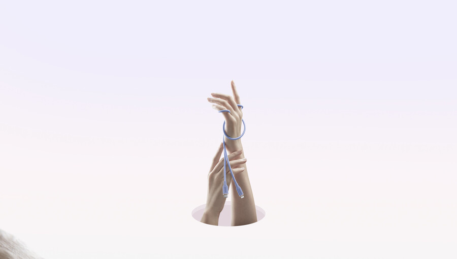 anker 643 usb-c na usb-c kabel flow silikonski