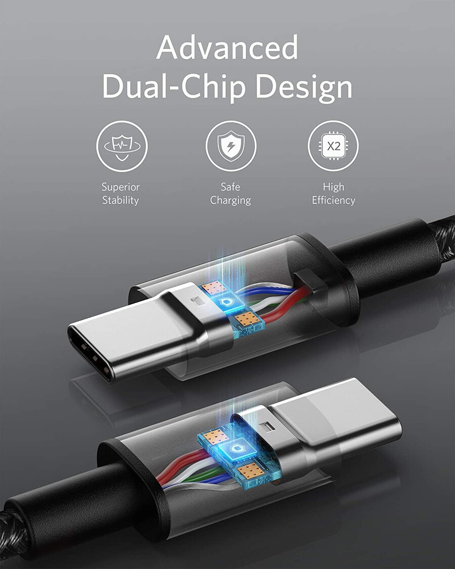 novi najlonski usb-c na usb-c kabel od 100 w 3 metra