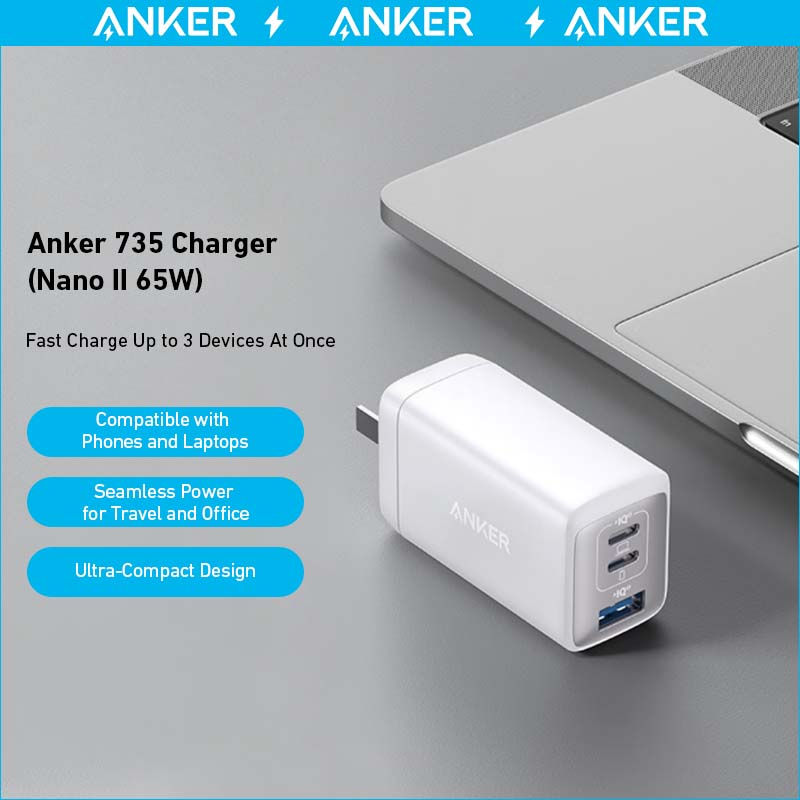 anker 735 punjač nano ii 65w 2 komada