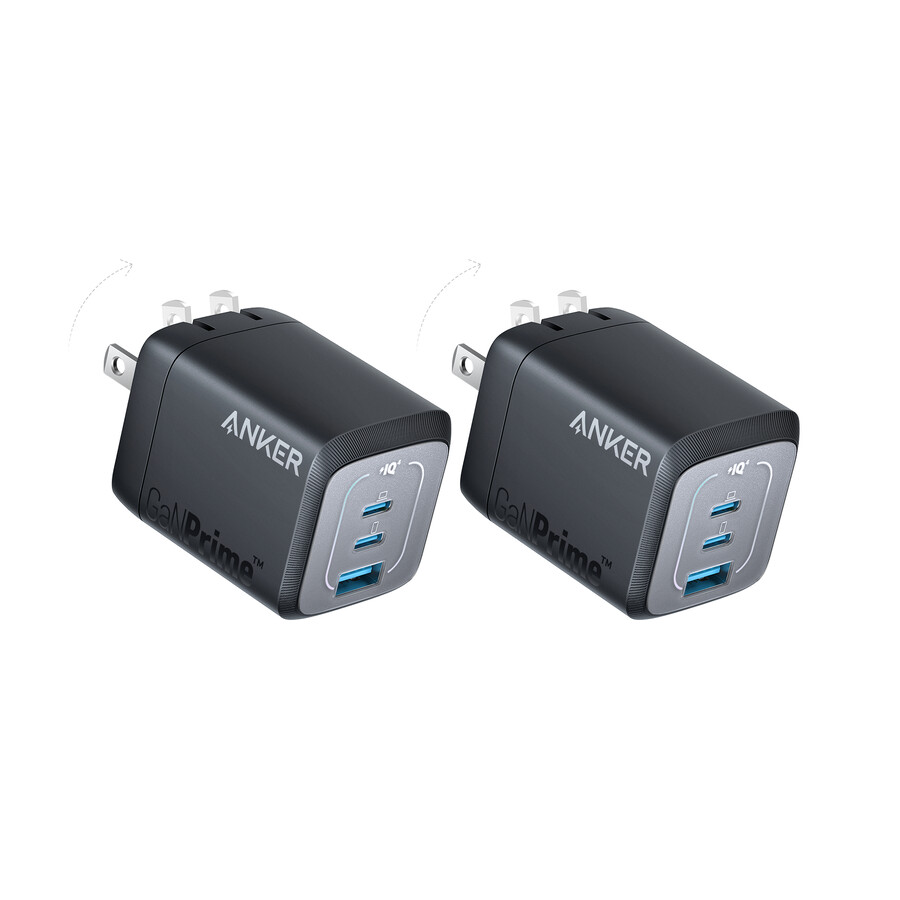 anker prime 67w gan zidni punjač 3 priključka 2 komada