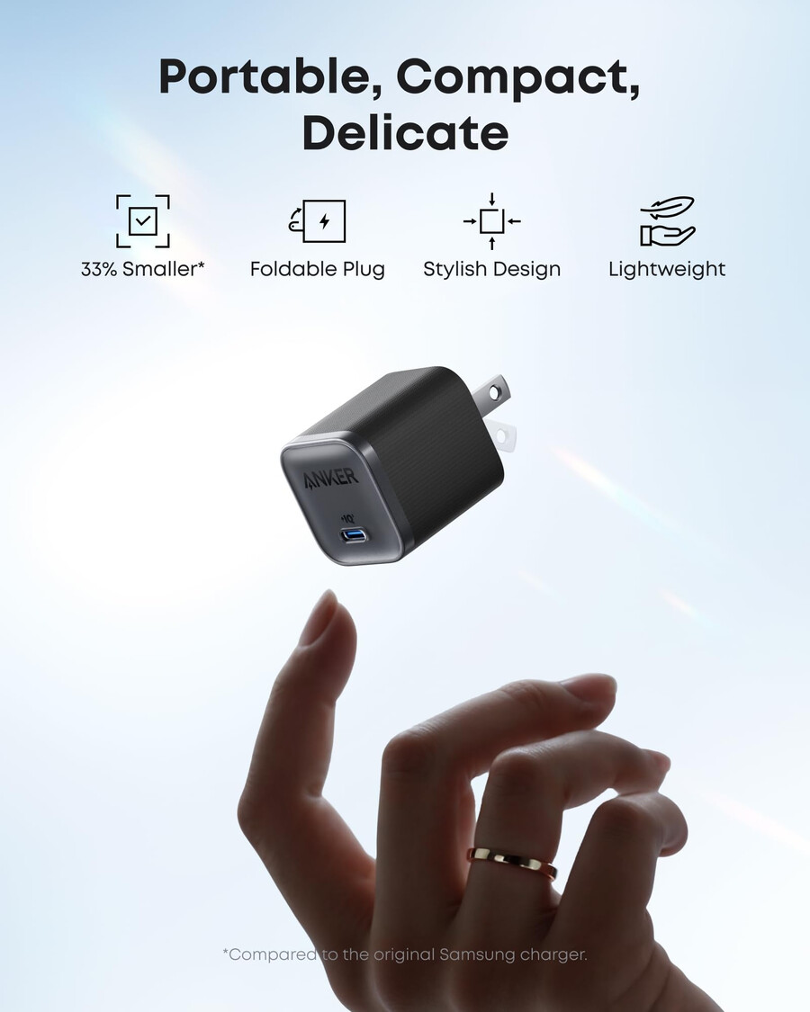 anker nano punjač 45w s usb-c na usb-c kabelom 2 komada
