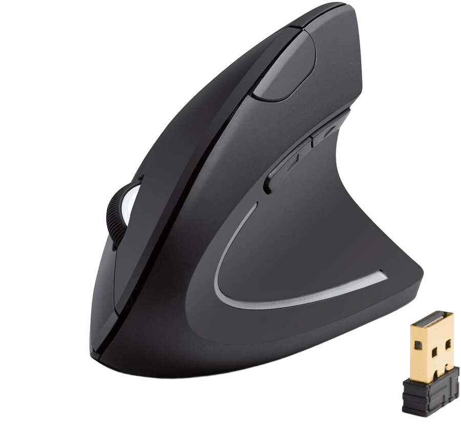 anker 2.4g bežični vertikalni ergonomski optički miš