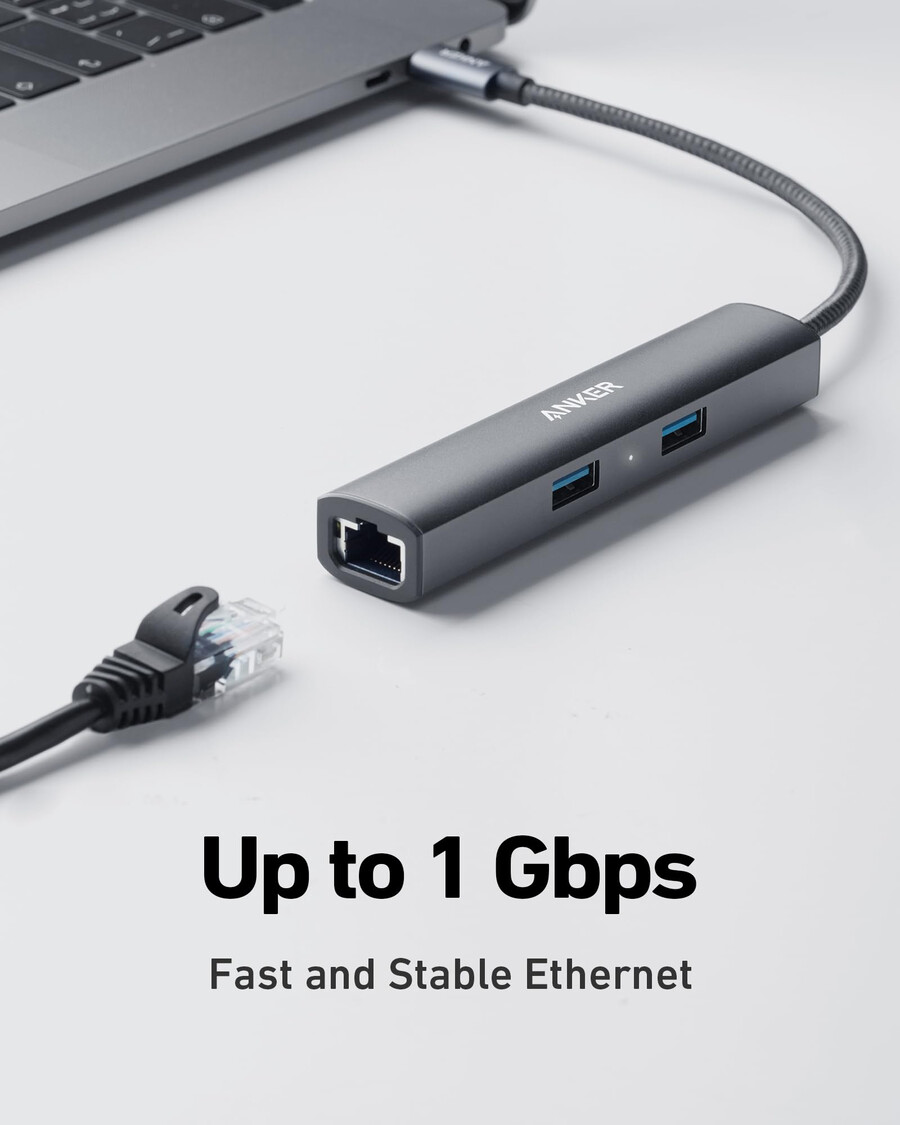 anker 533 usb-c hub 5-u-1 tanki