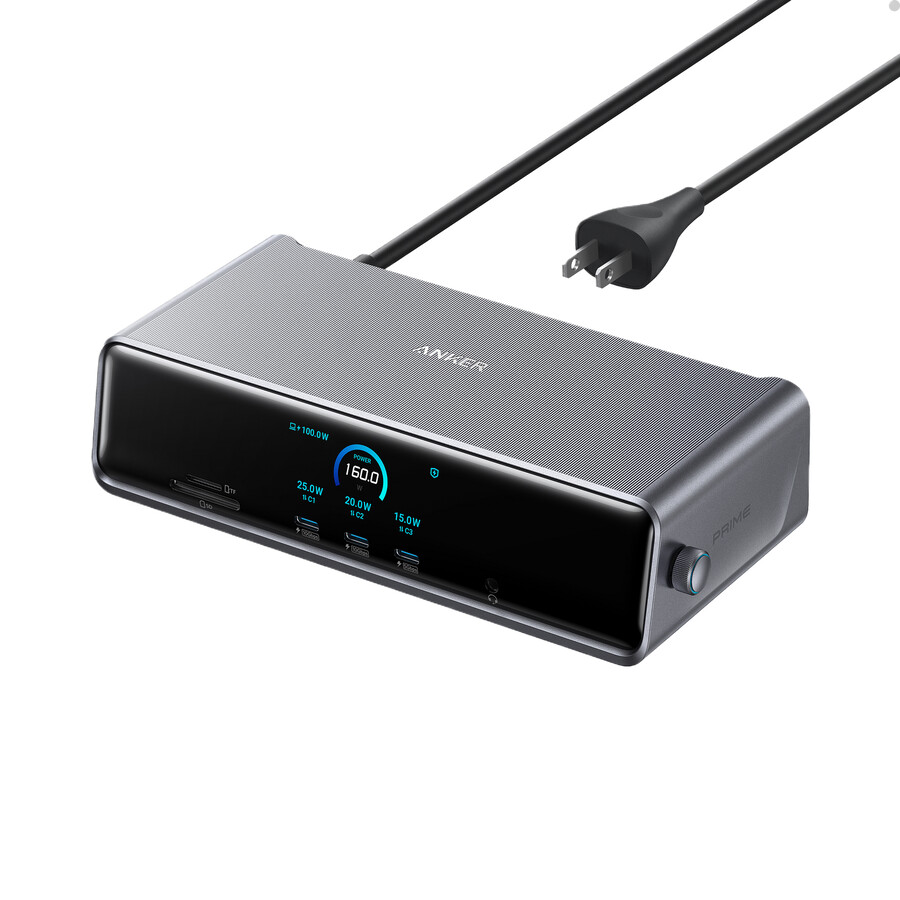 anker prime priključna stanica 14-u-1 trostruki zaslon displaylink s dl7400