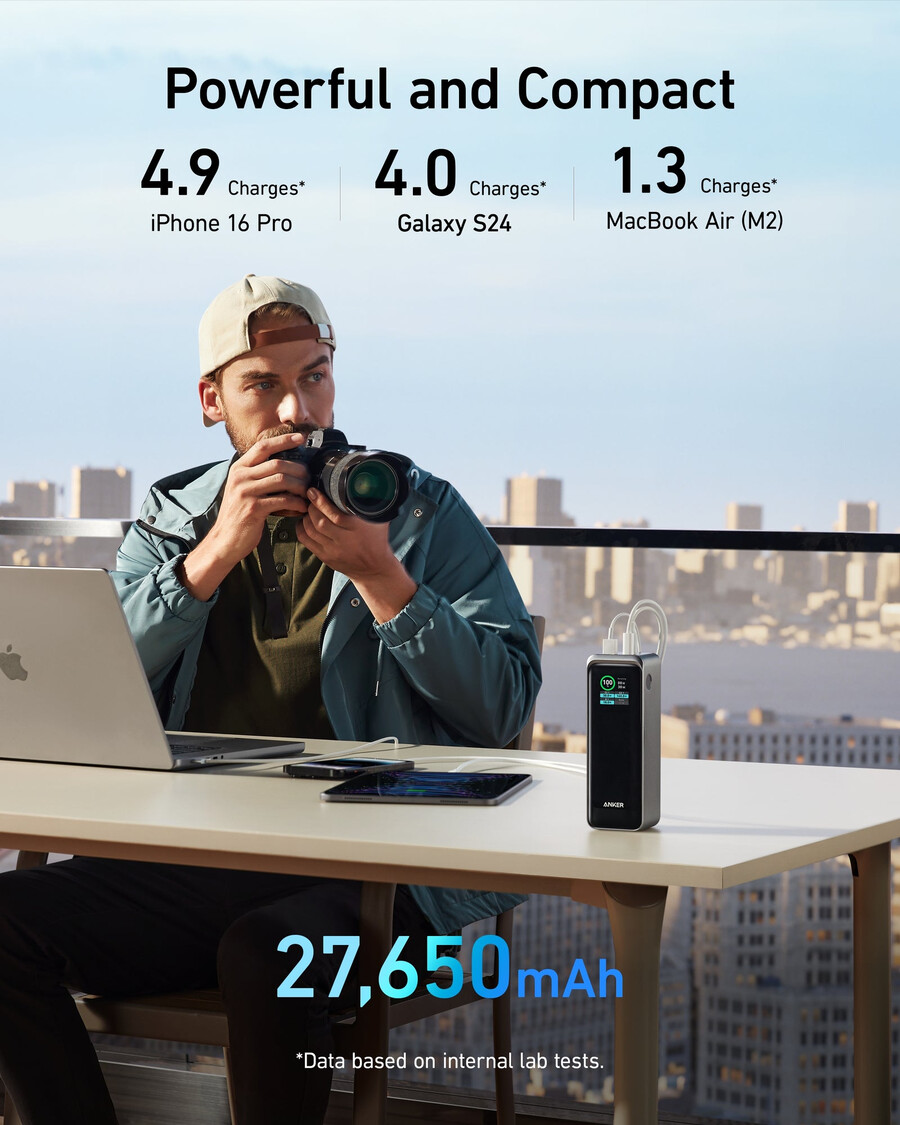 anker prime prijenosna baterija 27k 250w