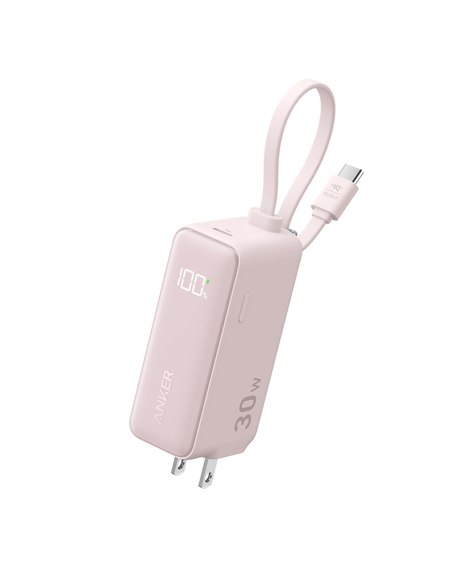 anker power bank 30w 5k fusion ugrađeni usb-c kabel