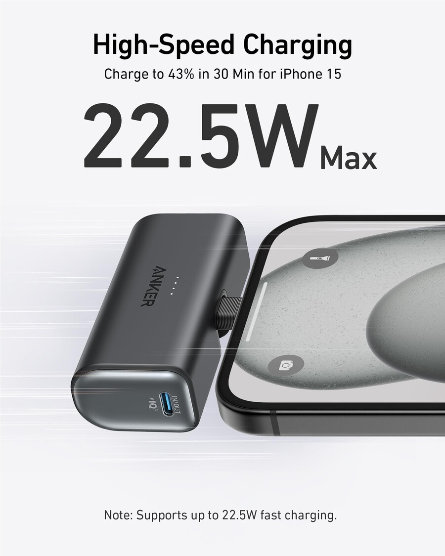 anker nano power bank 225 w ugrađeni usb-c priključak